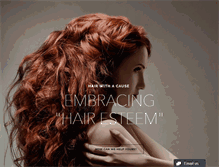 Tablet Screenshot of hairwithacause.com